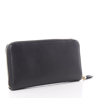 Gucci Calfskin Soho Zip Around Wallet Black 2 of 5