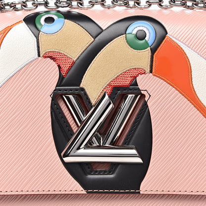 Louis Vuitton Epi Exotic Birds Twist Shoulder Bag MM Crystal Pink 15 of 15