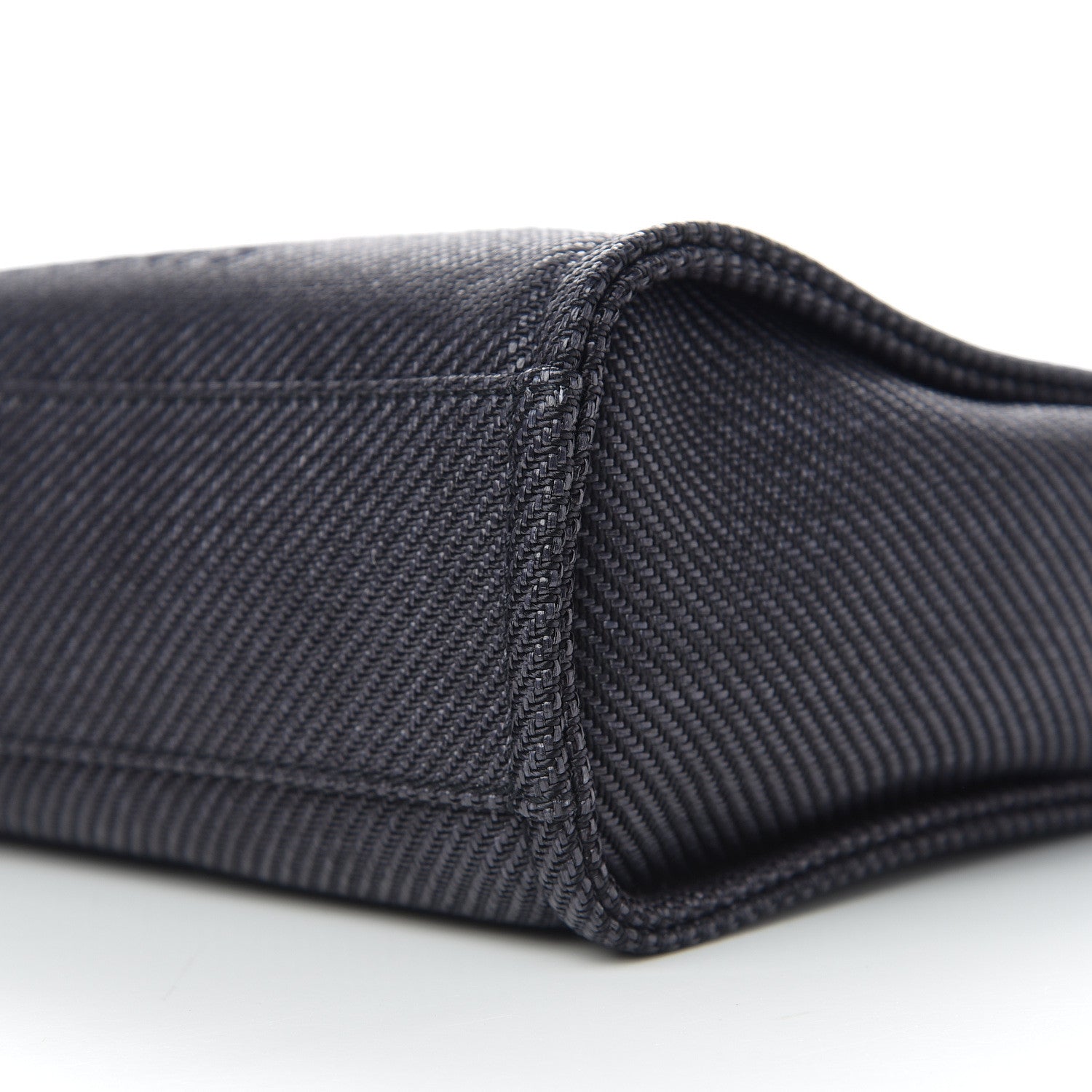Chanel Canvas Mini Deauville Tote Black 9 of 10