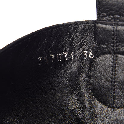 Gucci Cellarius Soft Calfskin Riding Boots 36 Black 7 of 9