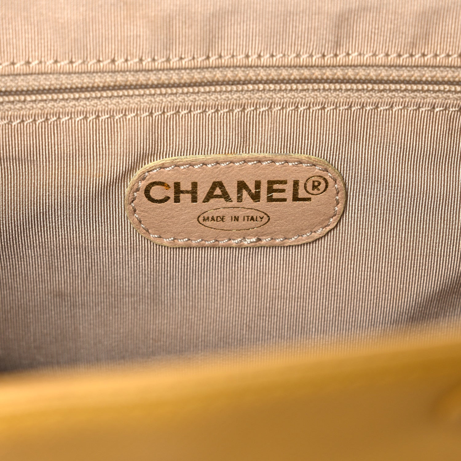 Chanel Caviar Tortoise CC Backpack Yellow 6 of 11