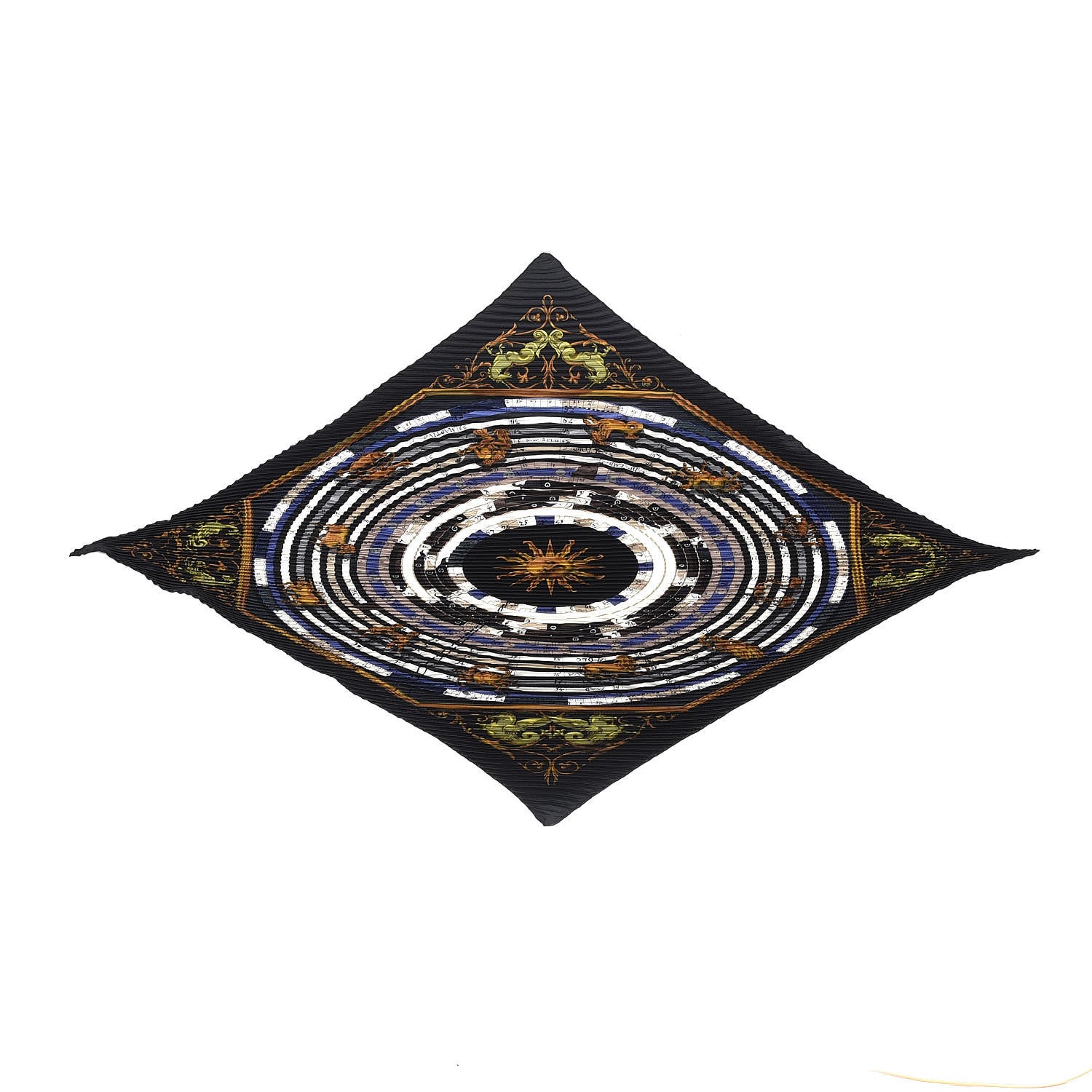 Hermes Silk Plisse Astrologie Scarf 90 1 of 4