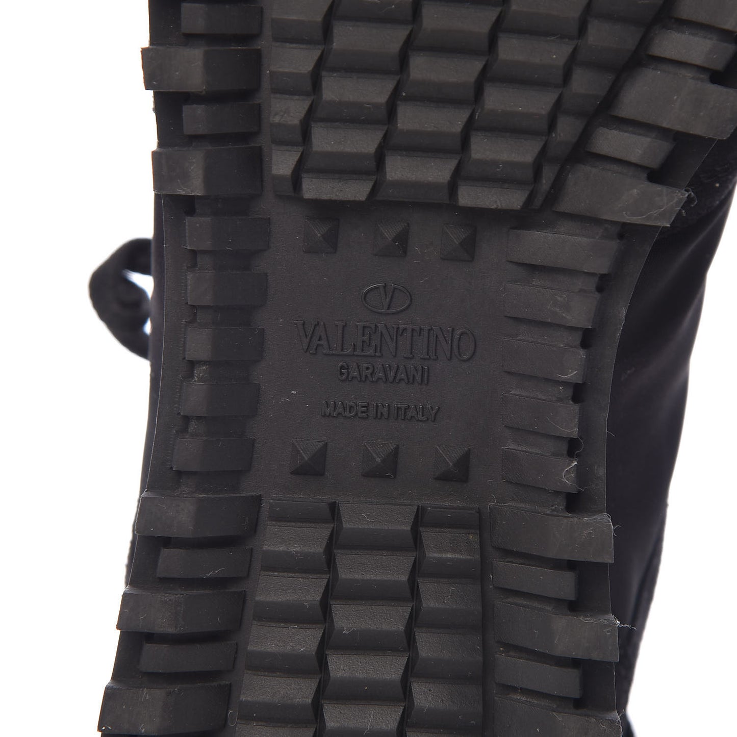 Suede Nylon Camouflage Womens Soul Rockstud Sneakers 39 Black