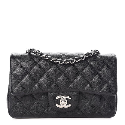 Chanel Caviar Quilted Mini Rectangular Flap Black 1 of 8