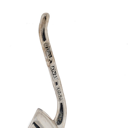Roberto Coin 18K White Gold Mini Hoop Earrings 3 of 3