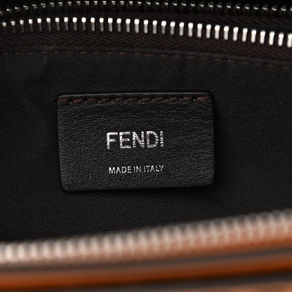 Fendi Vitello King Logo Embossed Medium By The Way Boston Bag Cuoio 6 of 10