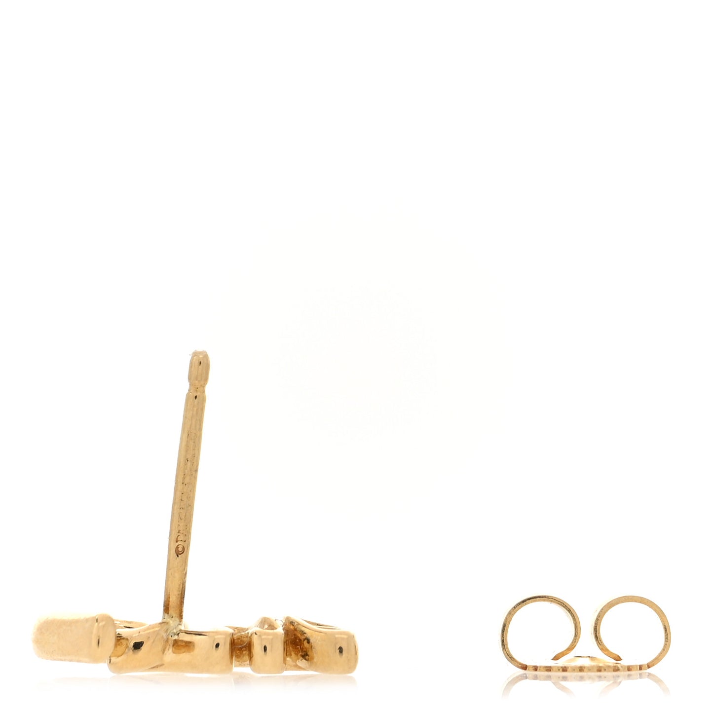 18K Yellow Gold Paloma's Graffiti Love Single Earring