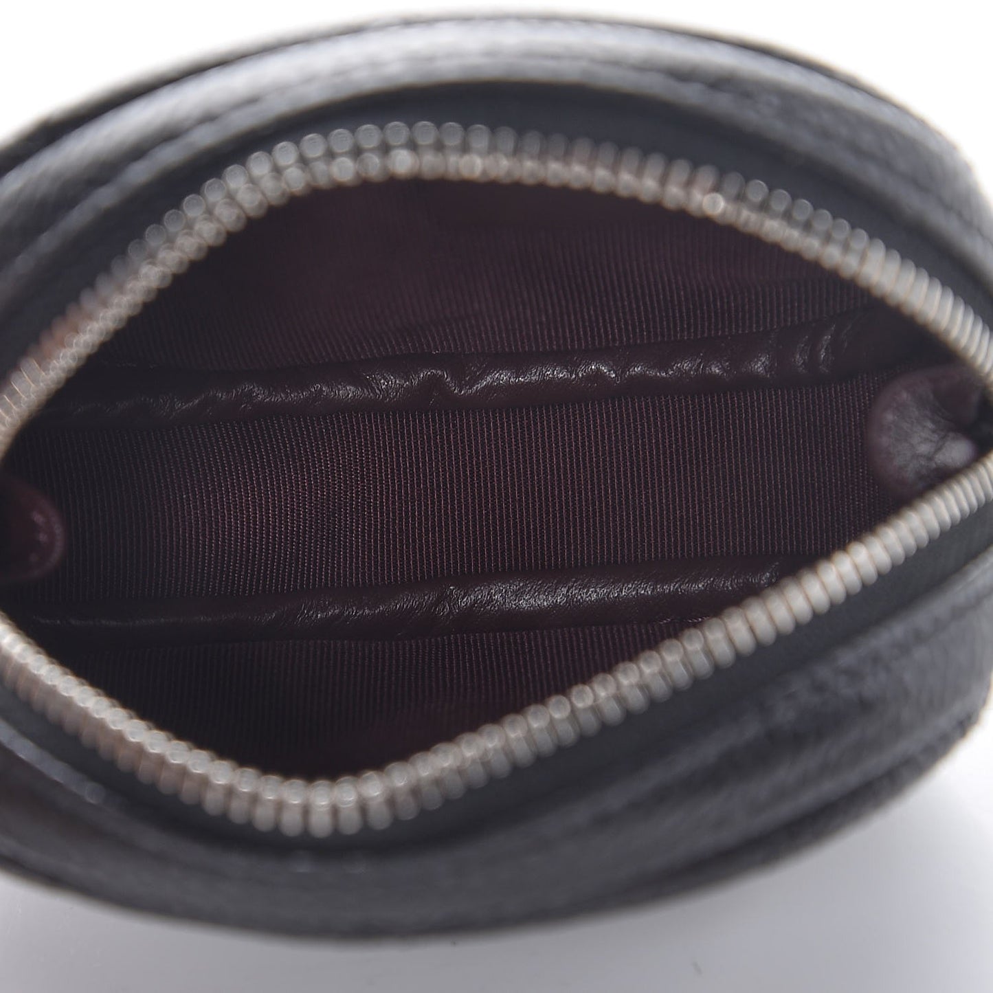 Caviar Quilted Zip Around Classic Coin Purse Black