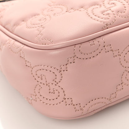 Gucci Calfskin GG Matelasse Chain Handbag Perfect Pink Natural 7 of 8