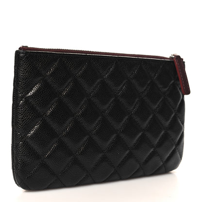 Chanel Caviar Quilted Cosmetic Case Black 3 of 8