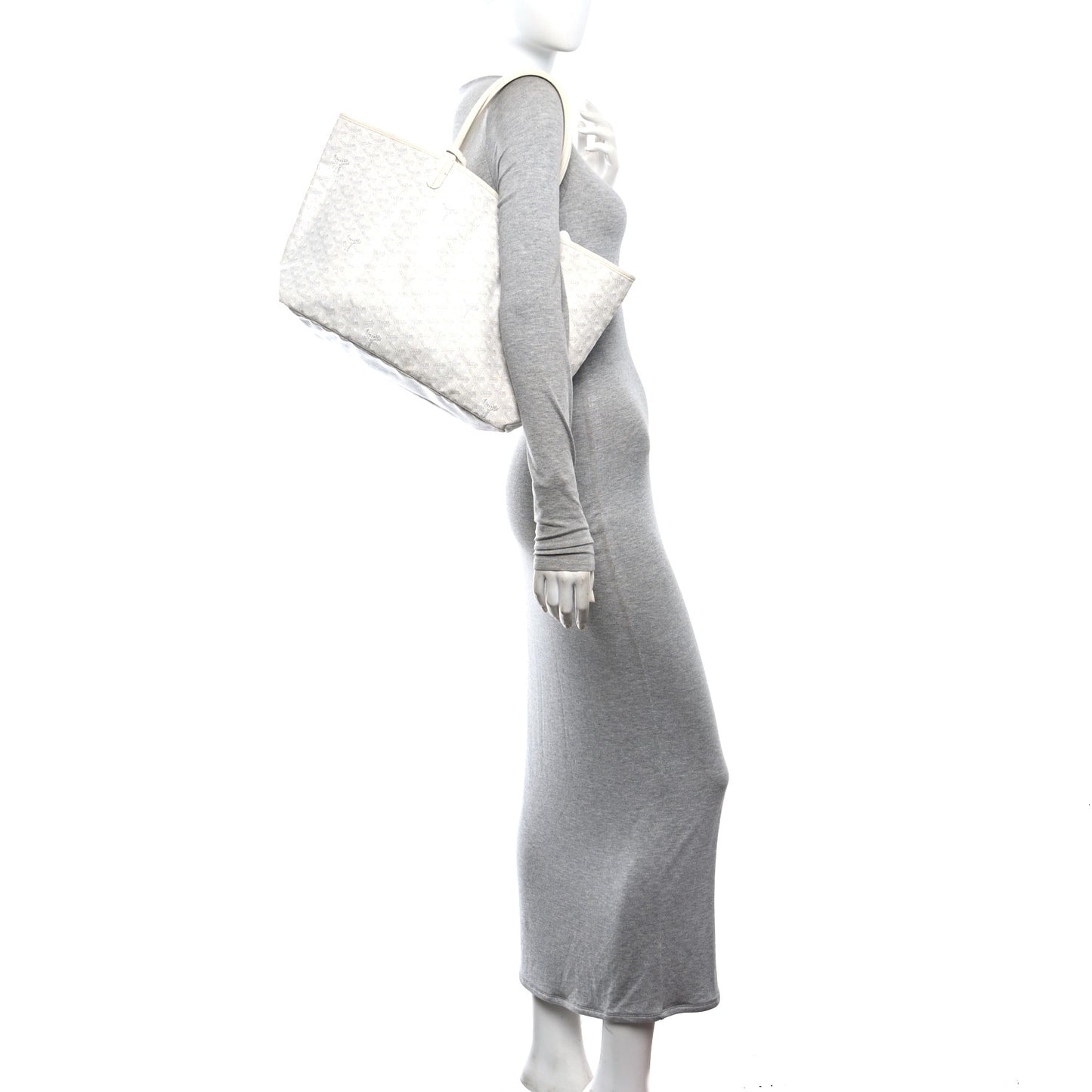 Goyardine Saint Louis PM White
