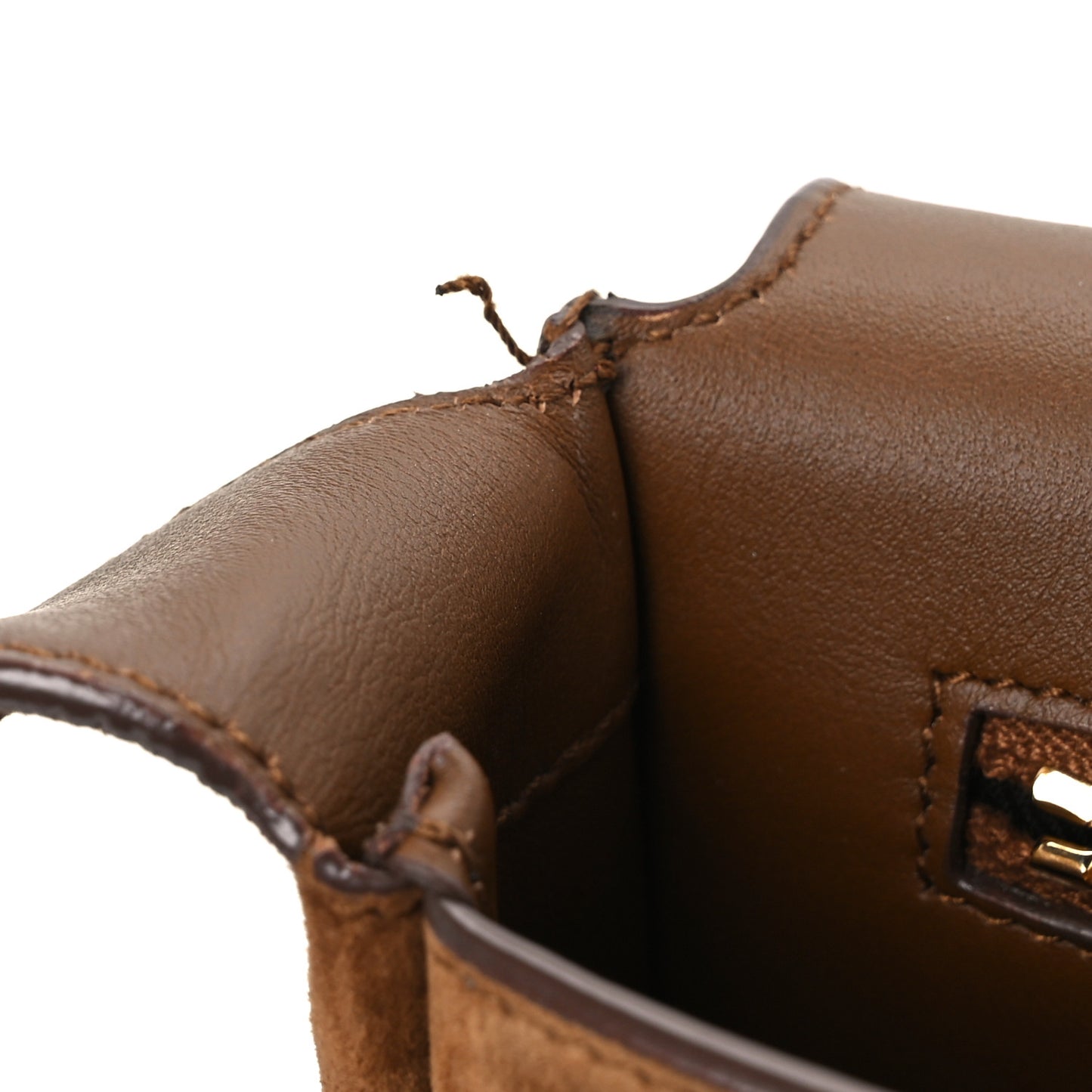 Suede Besace Niki Satchel New Barley