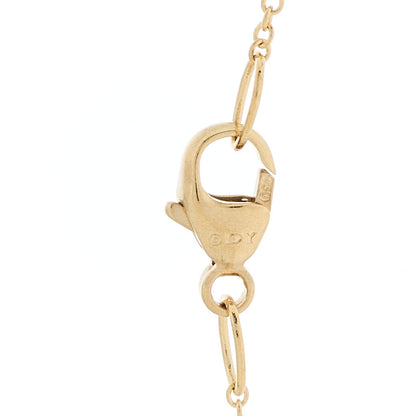 David Yurman 18K Yellow Gold Diamond Champagne Citrine 7mm Petite Chatelaine Pave Bezel Pendant Necklace 6 of 6
