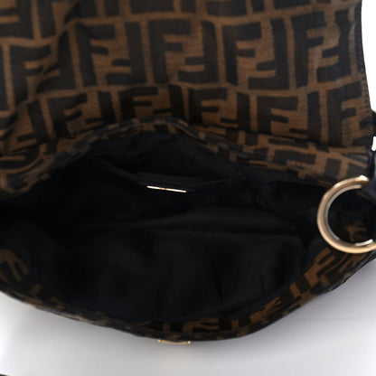 Fendi Zucca Sequin Small Chef Shoulder Bag Tobacco 4 of 4