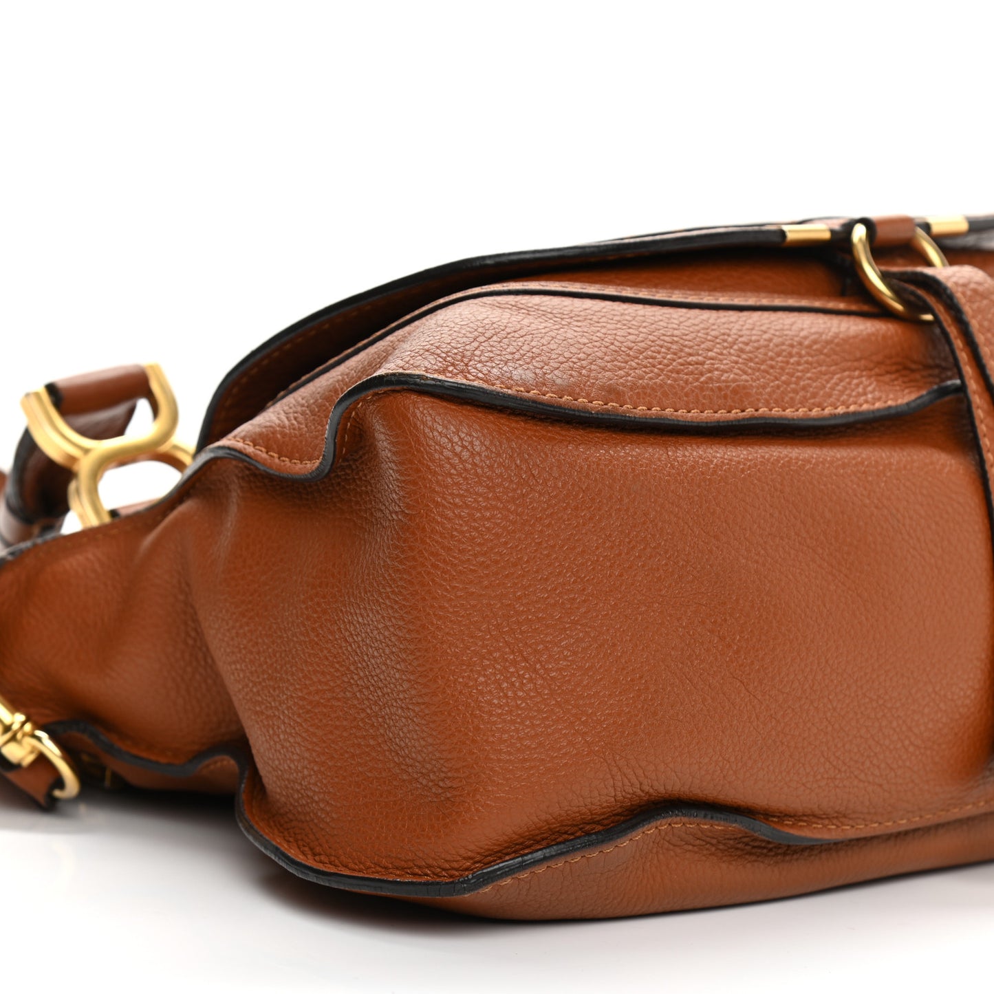 Calfskin Medium Marcie Satchel Tan