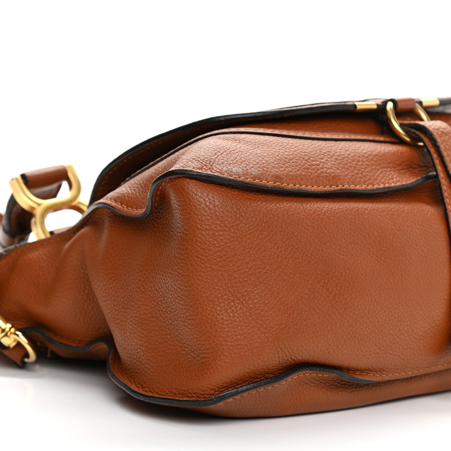 Chloe Calfskin Medium Marcie Satchel Tan 9 of 22