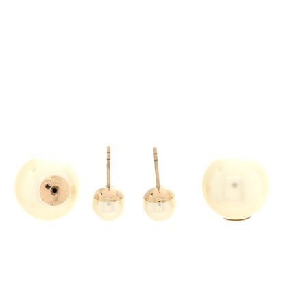 Christian Dior Pearl Mise En Dior Tribal Earrings Gold 4 of 4