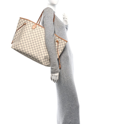 Louis Vuitton Damier Azur Neo Neverfull GM Rose Ballerine 2 of 11