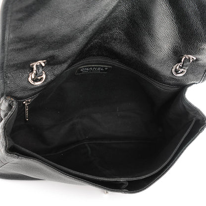 Chanel Grained Calfskin Medium Natural Beauty Flap Black 5 of 9