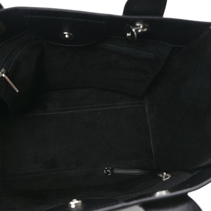 Chanel Caviar Small Studded Deauville Tote Black 5 of 10