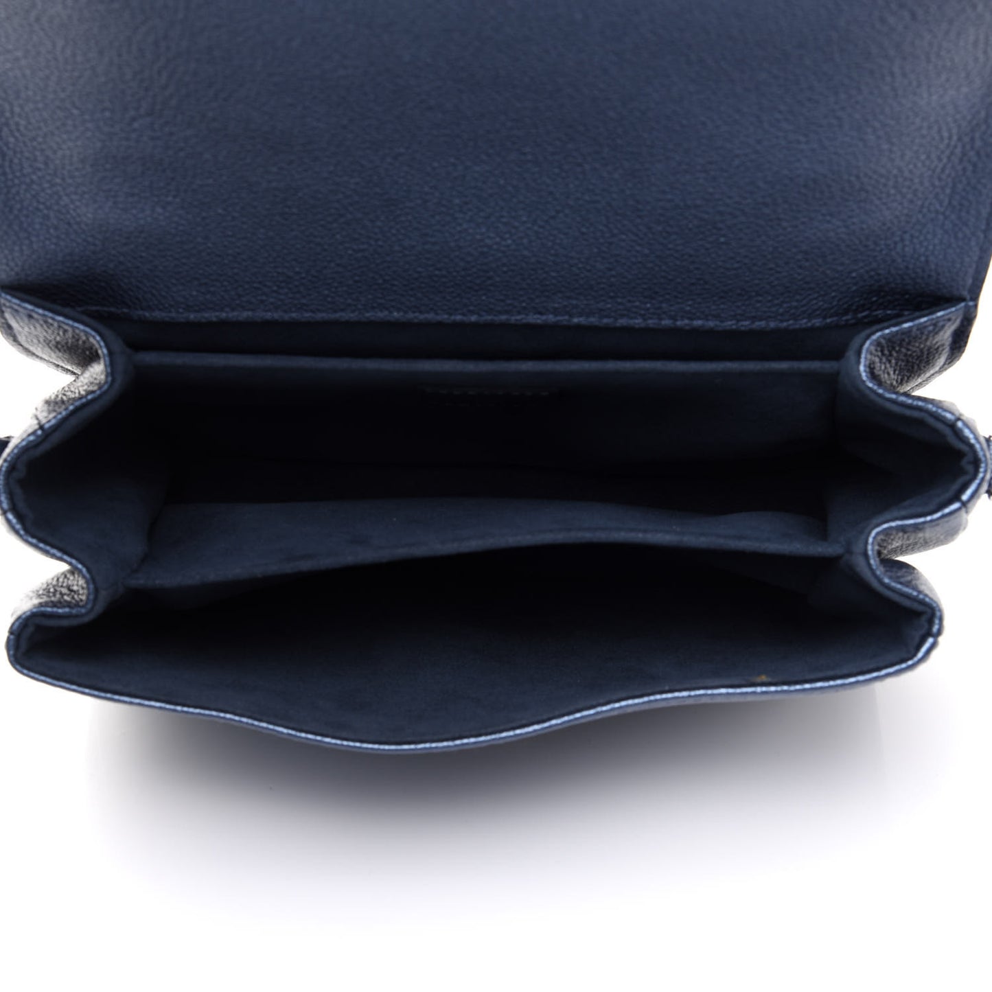 Metallic Empreinte Monogram Giant Pochette Metis Navy Nacre