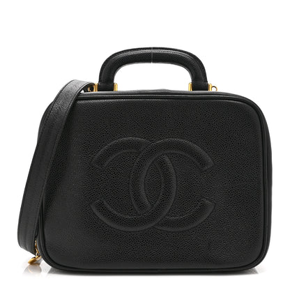Chanel Caviar Timeless CC Vanity Case Black 1 of 12