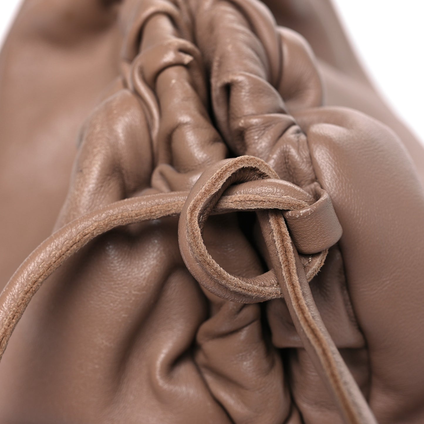 Lambskin Cloud Mini Clutch Biscotto