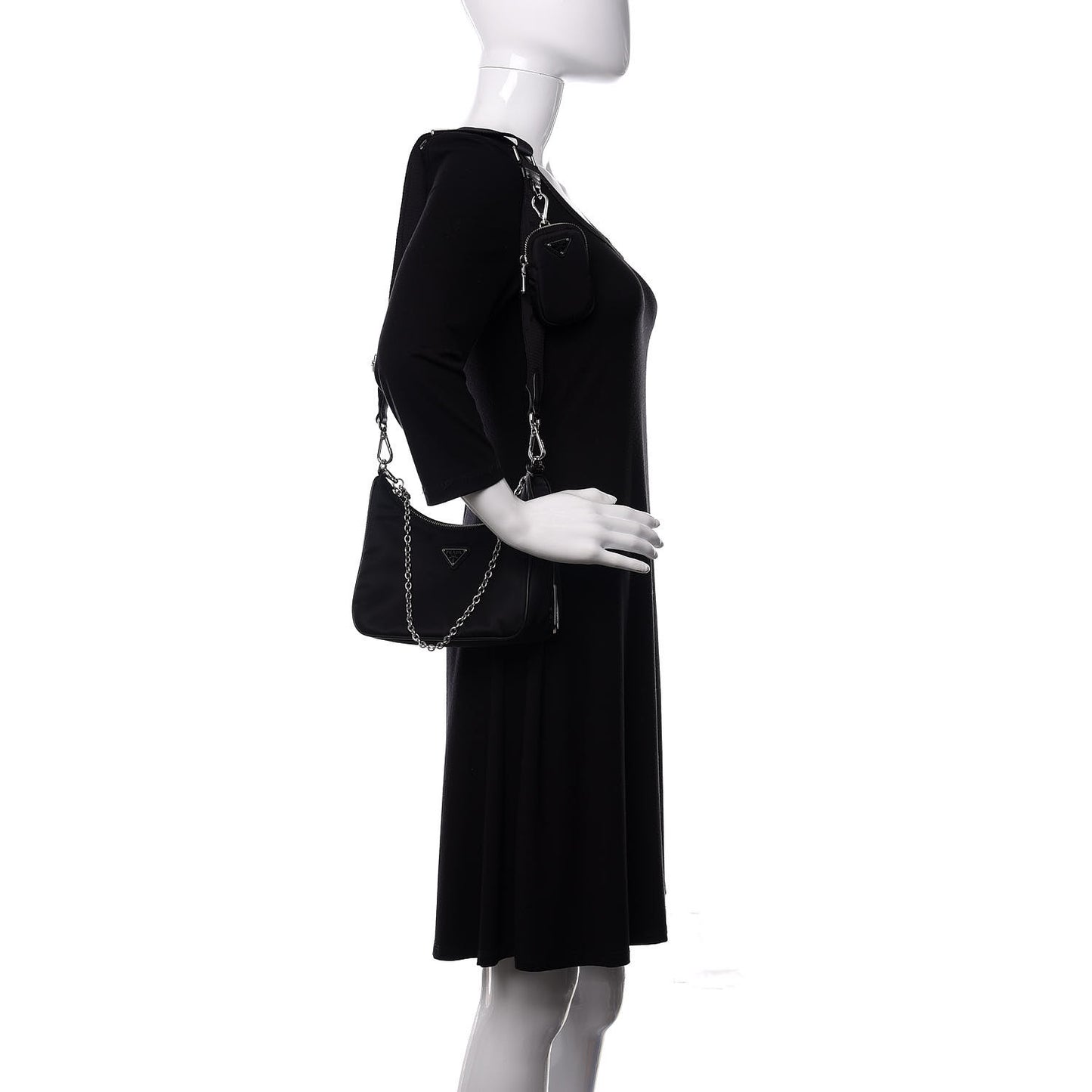 Nylon Re-Edition 2005 Shoulder Bag Black