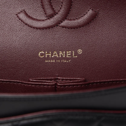 Chanel Lambskin Quilted Medium Double Flap Black 5 of 15
