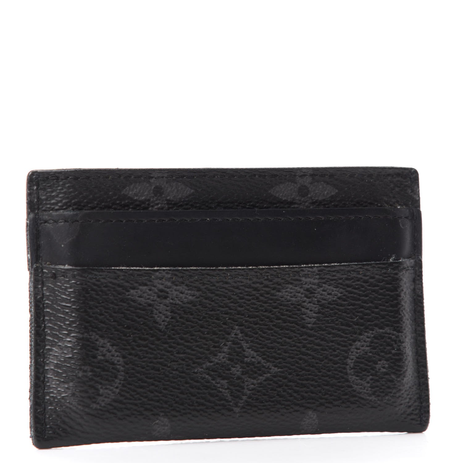 Louis Vuitton Monogram Eclipse Porte-Cartes Double Card Holder 3 of 7