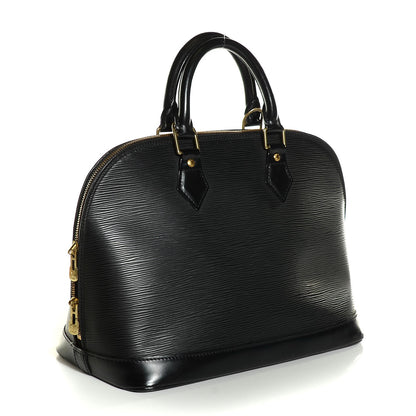 Louis Vuitton Epi Alma PM Black 3 of 7