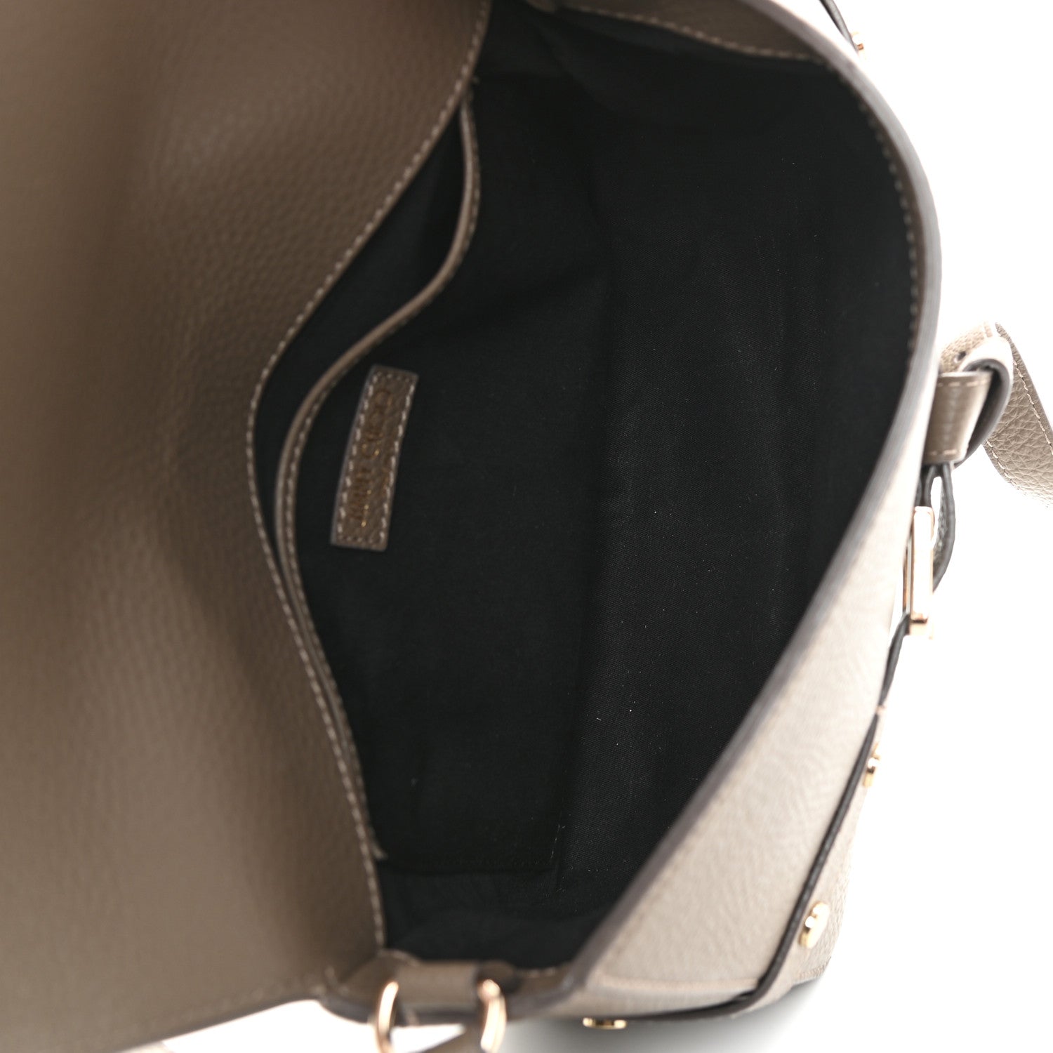 Jimmy Choo Pebbled Calfskin Studded Shoulder Bag Grey 5 of 13