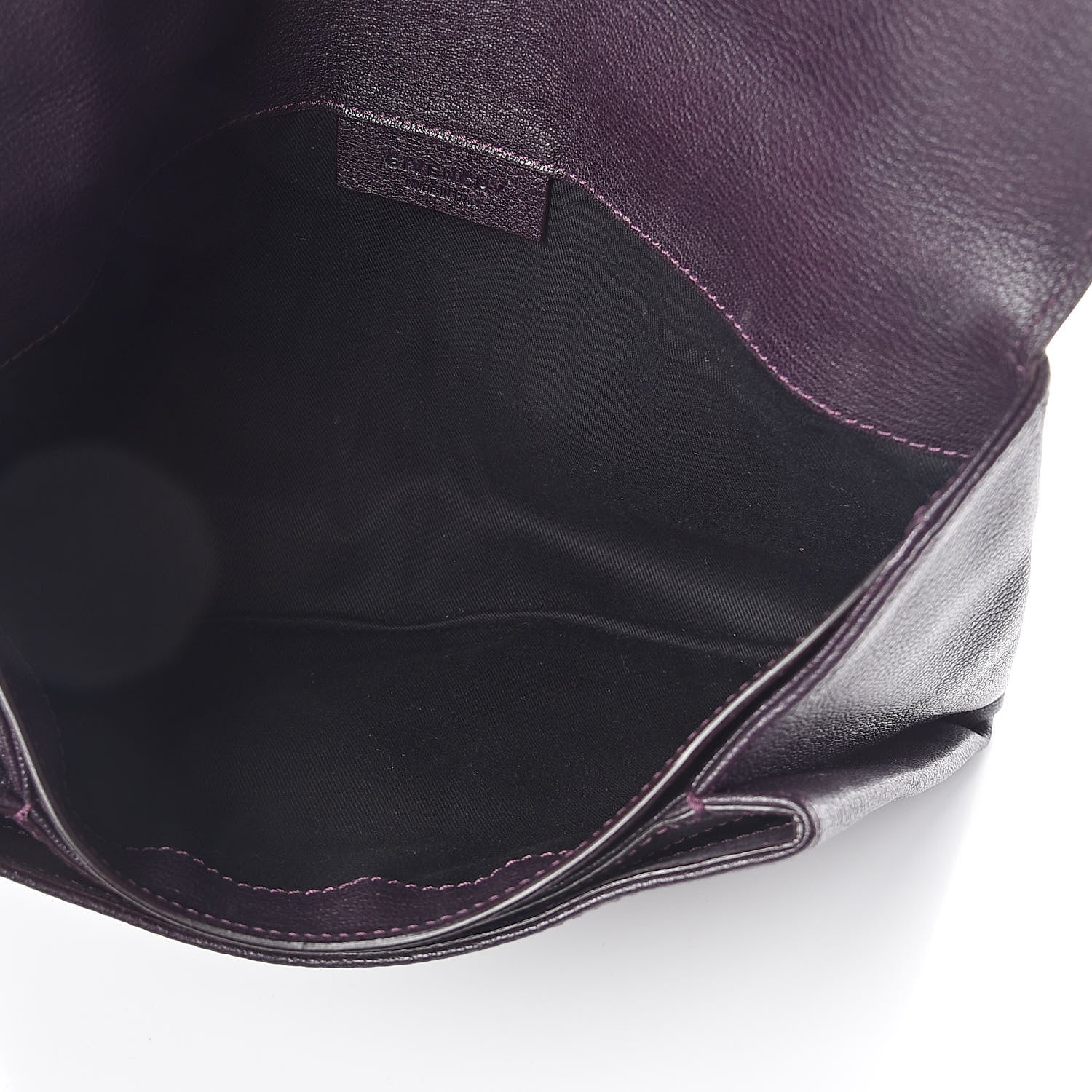 Givenchy Sugar Goatskin Medium Antigona Envelope Clutch Aubergine 5 of 9