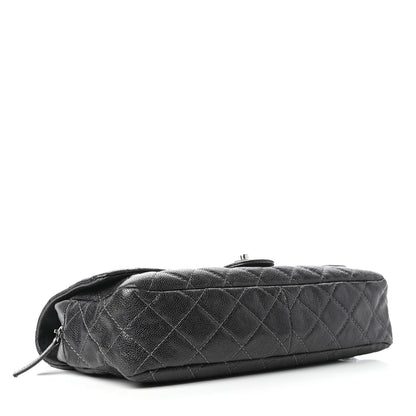 Chanel Iridescent Caviar Quilted Large Chic Flap Grey 4 of 9