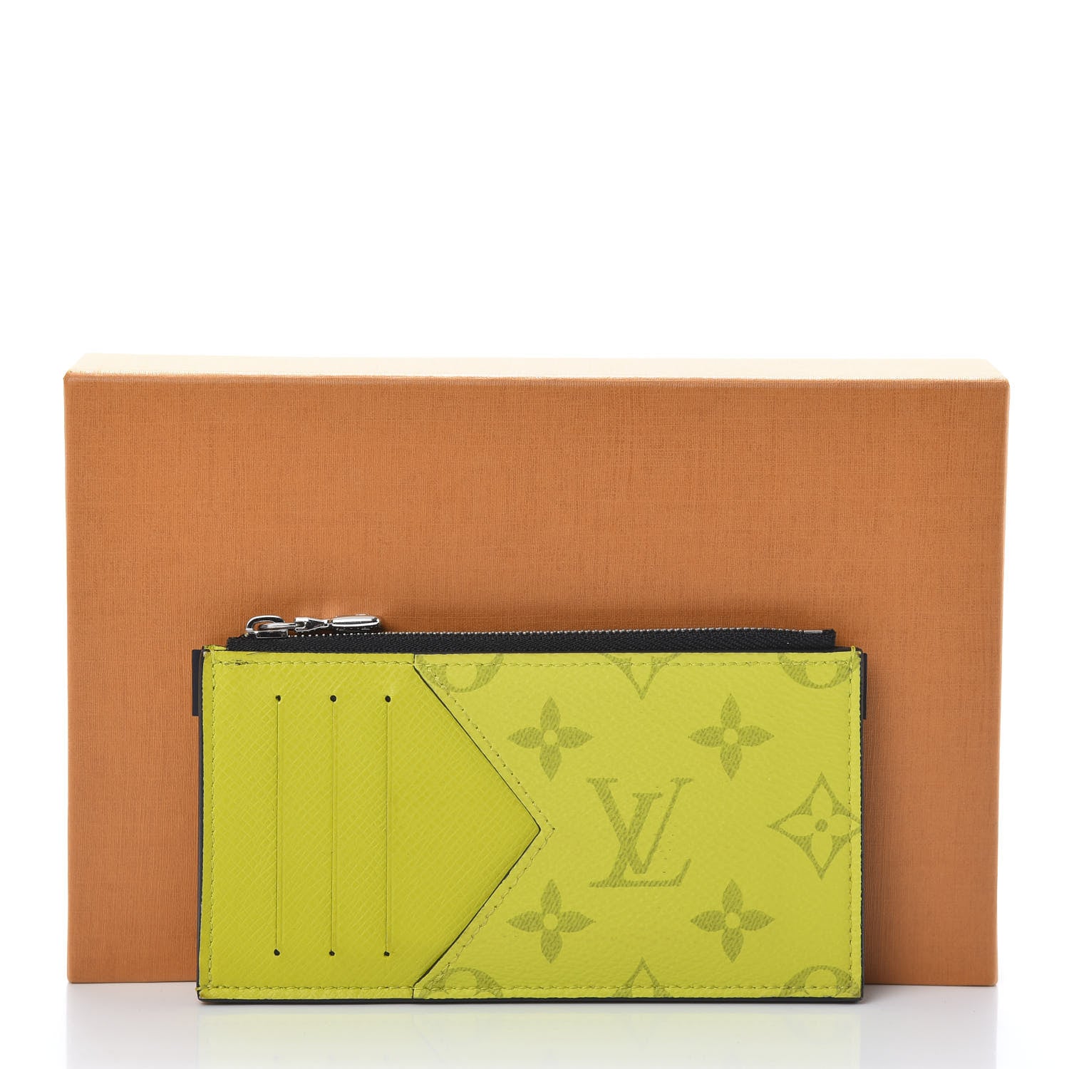 Louis Vuitton Monogram Taiga Coin Card Holder Yellow 8 of 8