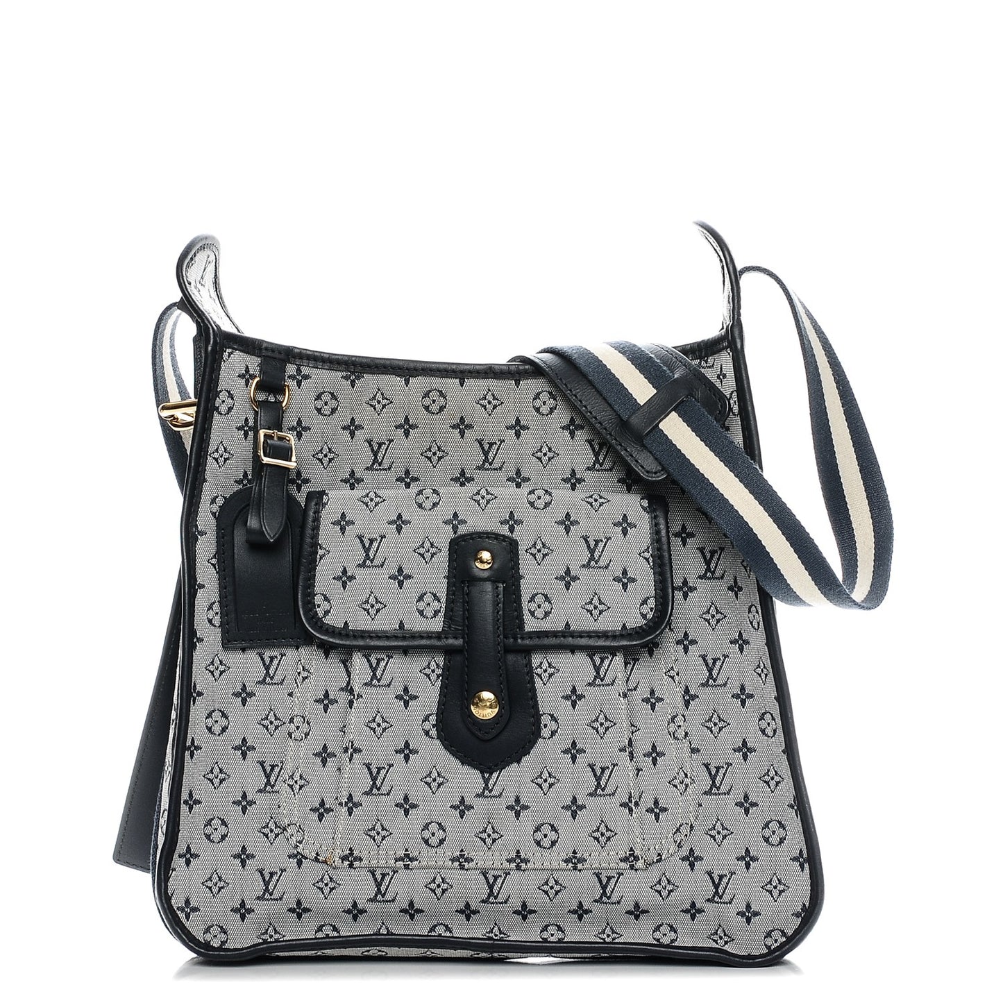 Mini Monogram Besace Mary Kate Blue
