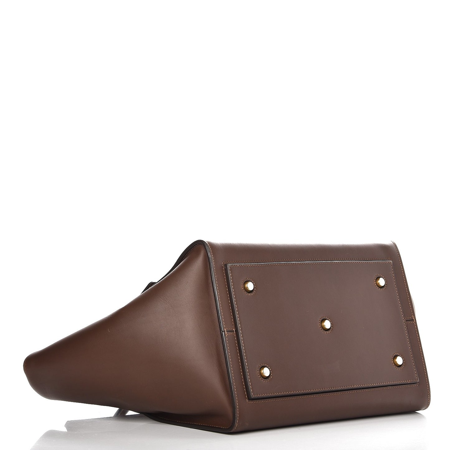Natural Calfskin Medium Tie Knot Tote Acajou