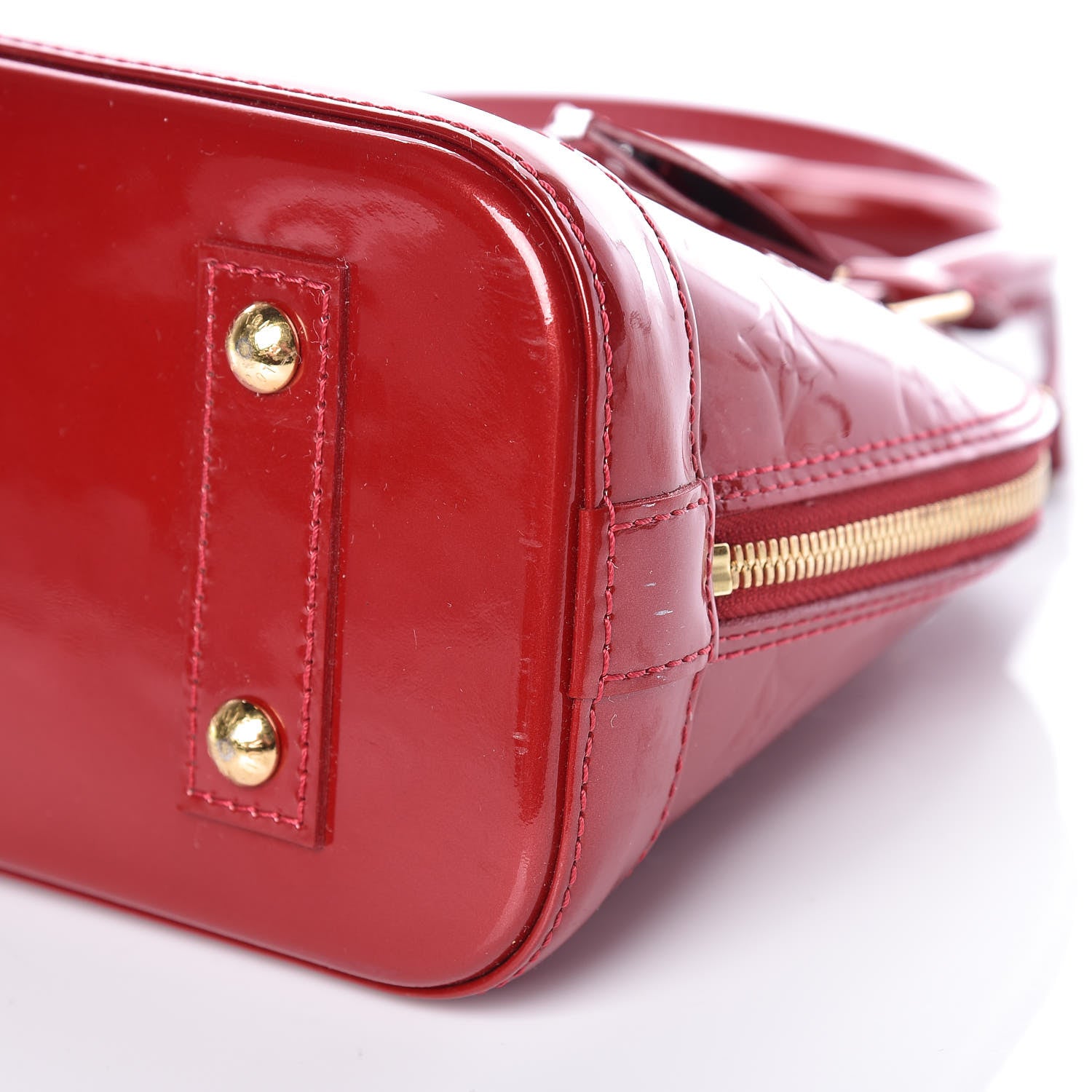 Louis Vuitton Vernis Alma BB Cherry 6 of 10