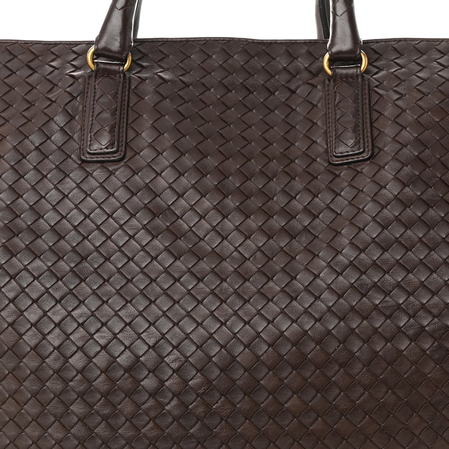 Nappa Intrecciato Maxi Convertible Tote Ebano