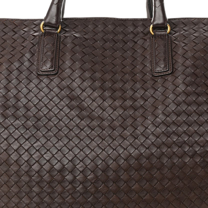 Bottega Veneta Nappa Intrecciato Maxi Convertible Tote Ebano 7 of 9