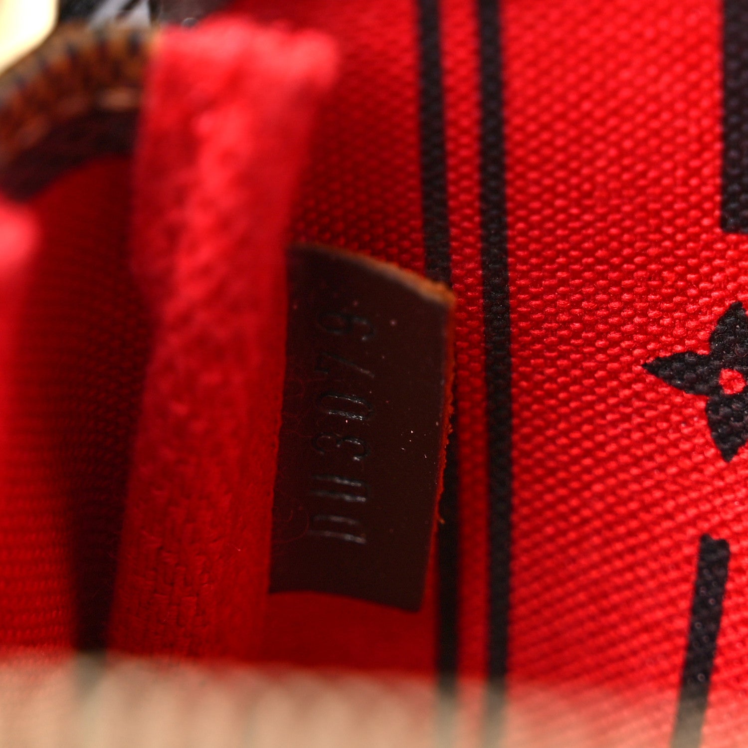 Louis Vuitton Damier Ebene Complice Trunks and Bags Mini Pochette Accessories Red 7 of 9