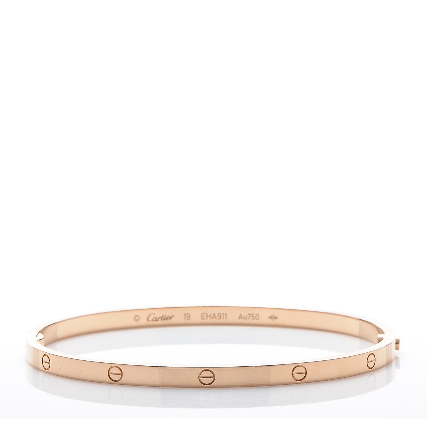 Cartier 18K Pink Gold Small LOVE Bracelet 19 1 of 6
