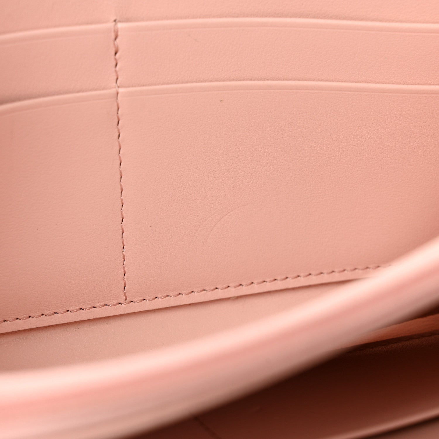 Chanel Caviar Quilted Large Gusset Zip Around Wallet Light Pink 9 of 12