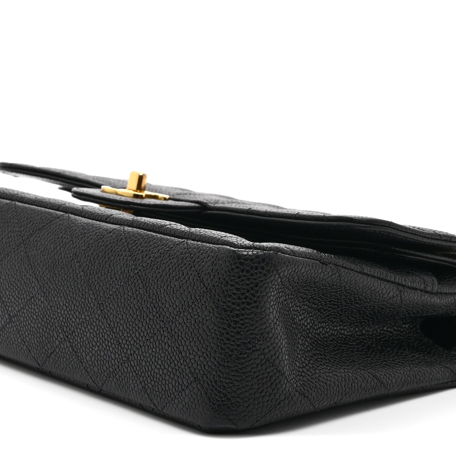 Chanel Caviar Quilted Medium Double Flap Black 10 of 10