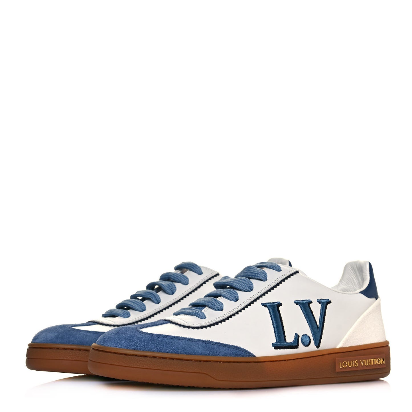 Calfskin Frontrow Sneakers 35 Blue