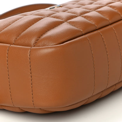 Burberry Lambskin Quilted Mini Lola Camera Bag Maple Brown 9 of 11