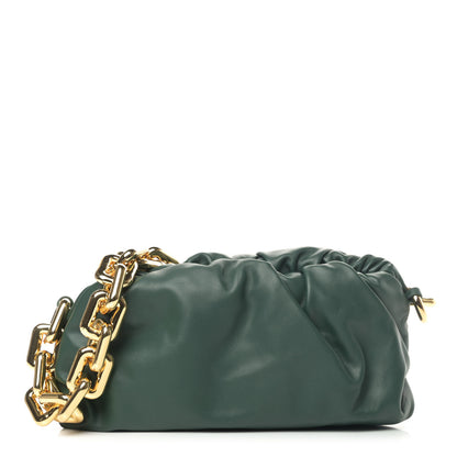Bottega Veneta Calfskin The Pouch Chain Raintree 1 of 4