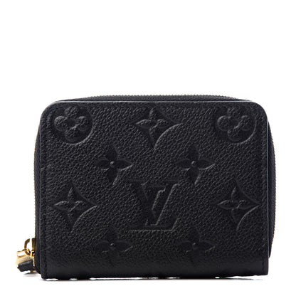 Louis Vuitton Empreinte Zippy Coin Purse Black 1 of 6