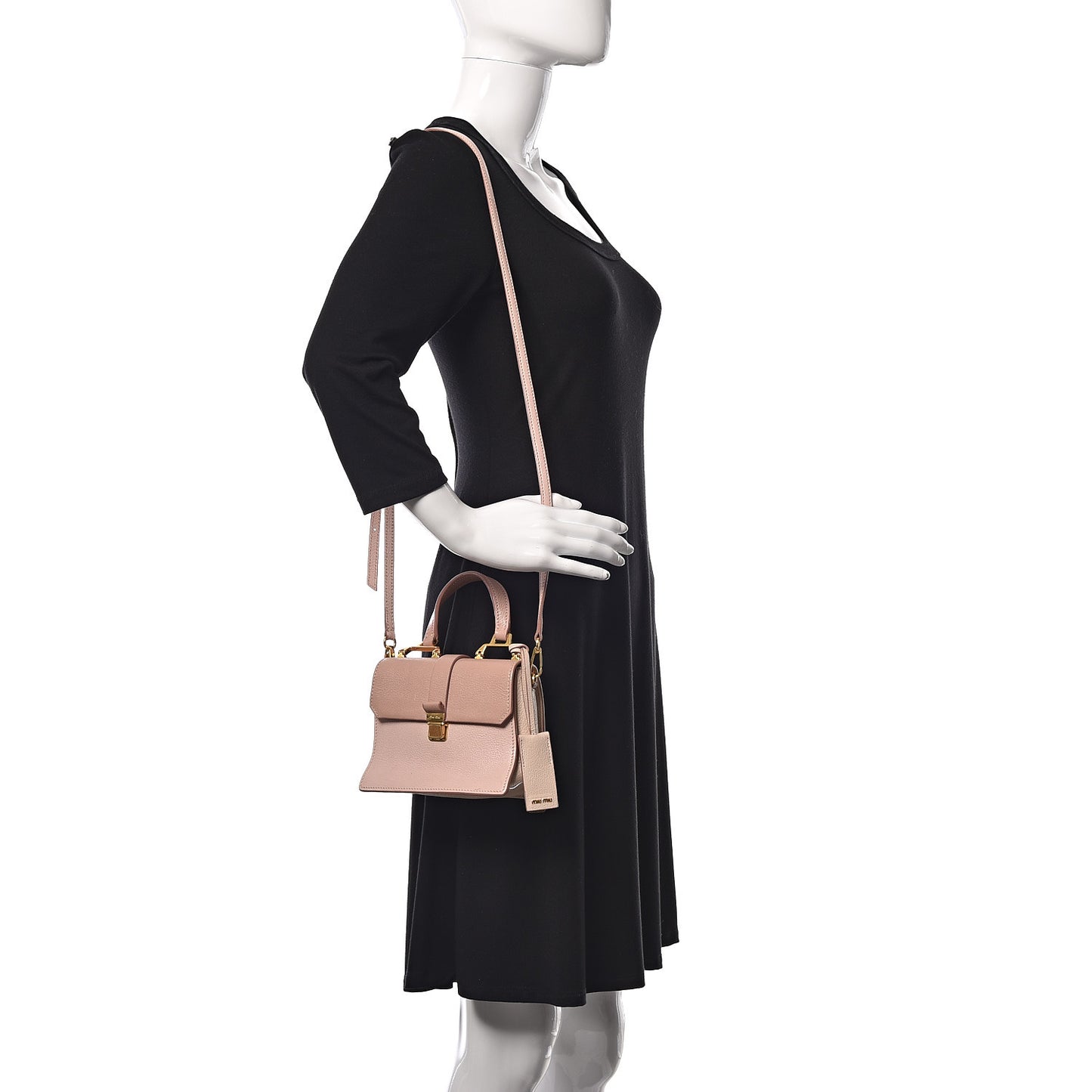 Goatskin Madras Mini Top Handle Bag