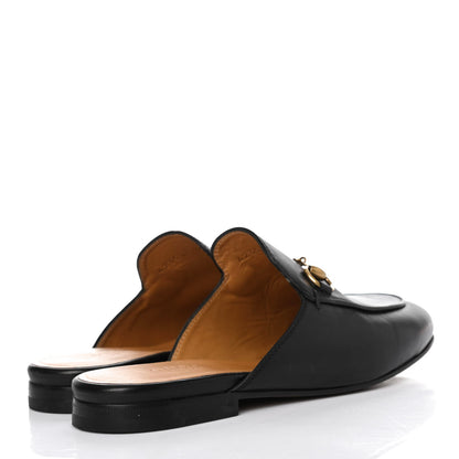 Gucci Calfskin Womens Princetown Slippers 35.5 Black 3 of 4